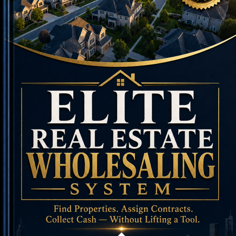 Elite Real Estate Wholesaling System