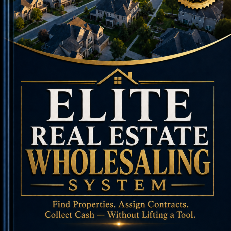 Elite Real Estate Wholesaling System